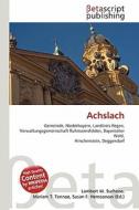 Achslach edito da Betascript Publishing