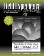 Field Experience Guide For Elementary And Middle School Mathematics di John A. Van de Walle, Jennifer M. Bay-Williams edito da Pearson Education (us)