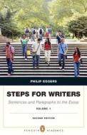Steps for Writers, Volume 1 with MyWritingLab Student Access Code: Sentences and Paragraphs to the Essay di Phillip Eggers edito da Addison Wesley Longman