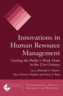 Innovations in Human Resource Management di Hannah S. Sistare, Myra Howze Shiplett, Terry F. Buss edito da Taylor & Francis Ltd