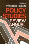 Policy Studies: Review Annual edito da SAGE Publications Inc