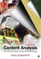 Content Analysis di Klaus Krippendorff edito da Sage Publications Inc