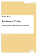 Evaluierung von Websites di Kathrin Mössler edito da Diplom.de
