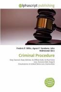 Criminal Procedure edito da Alphascript Publishing