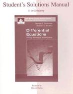 Student's Solutions Manual to Accompany Differential Equations: Theory, Technique, and Practice di George F. Simmons, Steven G. Krantz edito da McGraw-Hill Science/Engineering/Math