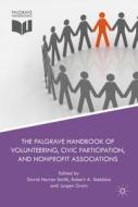 The Palgrave Handbook of Volunteering, Civic Participation, and Nonprofit Associations edito da Palgrave Macmillan