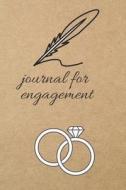 Journal for Engagement: Blank Line Journal di Thithiadaily edito da LIGHTNING SOURCE INC