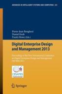 Digital Enterprise Design and Management 2013 edito da Springer Berlin Heidelberg