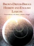 Brown-Driver-Briggs Hebrew and English Lexicon di Francis Brown, S. R. Driver, Charles A. Briggs edito da WWW.SNOWBALLPUBLISHING.COM