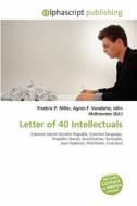 Letter Of 40 Intellectuals edito da Alphascript Publishing