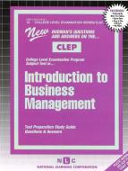 Introduction to Business Management (Principles of Management) di Jack Rudman edito da National Learning Corp
