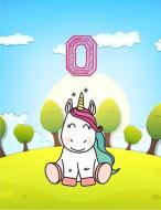 O: Monogram Initial O with Little Unicorn Notebook for Kids, Children, Girl, Boy 8.5x11 di Pam Vanpelt edito da INDEPENDENTLY PUBLISHED
