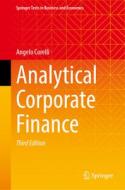 Analytical Corporate Finance di Angelo Corelli edito da Springer International Publishing