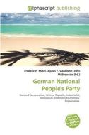 German National People's Party edito da Vdm Publishing House
