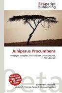 Juniperus Procumbens edito da Betascript Publishing