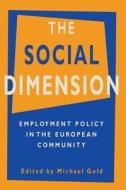 The Social Dimension edito da Palgrave Macmillan