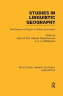 Studies in Linguistic Geography di John M. Kirk edito da Taylor & Francis Ltd