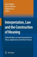 Interpretation, Law and the Construction of Meaning edito da Springer Netherlands