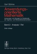 Anwendungsorientierte Mathematik di Gert Bohme edito da Springer-verlag Berlin And Heidelberg Gmbh & Co. Kg