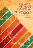 Research Methods in Clinical Psychology di Chris Barker, Nancy Pistrang, Robert Elliott edito da John Wiley & Sons Inc
