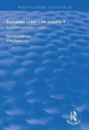European Union Law di Damian Chalmers, Erika Szyszczak edito da Taylor & Francis Ltd