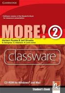More! Level 2 Classware Cd-rom di Herbert Puchta, Jeff Stranks, Gunter Gerngross, Christian Holzmann, Peter Lewis-Jones edito da Cambridge University Press