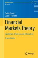 Financial Markets Theory di Emilio Barucci, Claudio Fontana edito da Springer-Verlag GmbH