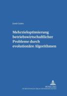 Mehrzieloptimierung betriebswirtschaftlicher Probleme durch evolutionäre Algorithmen di Joost Garen edito da Lang, Peter GmbH