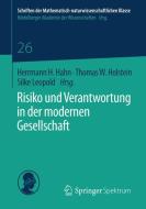 Risiko und Verantwortung in der modernen Gesellschaft edito da Springer Fachmedien Wiesbaden