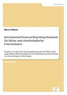 International Financial Reporting Standards Fur Kleine Und Mittelstandische Unternehmen di Marco Hubner edito da Grin Verlag
