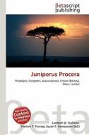 Juniperus Procera edito da Betascript Publishing