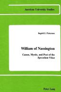 William of Nassington di Ingrid J. Peterson edito da Lang, Peter