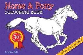 Horse and Pony Colouring Book di Jennifer Bell edito da Award Publications Ltd