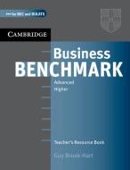 Business Benchmark. C1. BEC and BULATS. Higher Edition. Teacher's Resource Book di Guy Brook-Hart edito da Klett Sprachen GmbH