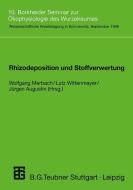 Rhizodeposition und Stoffverwertung edito da Teubner B.G. GmbH