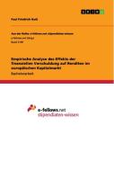 Empirische Analyse des Effekts der finanziellen Verschuldung auf Renditen im europäischen Kapitalmarkt di Paul Friedrich Hark edito da GRIN Verlag