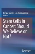 Stem Cells in Cancer: Should We Believe or Not? edito da Springer Netherlands