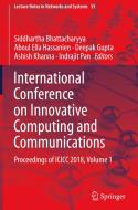 International Conference on Innovative Computing and Communications edito da Springer-Verlag GmbH