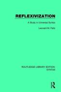 Reflexivization di Leonard M. Faltz edito da Taylor & Francis Ltd