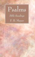 Psalms di F. B. Meyer edito da Wipf and Stock