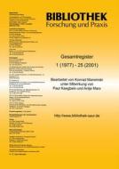 Bibliothek - Forschung und Praxis edito da De Gruyter Saur