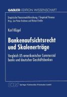 Bankenaufsichtsrecht und Skalenerträge edito da Deutscher Universitätsverlag