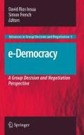 e-Democracy edito da Springer Netherlands