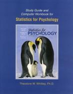 Study Guide and Computer Workbook for Statistics for Psychology di Arthur Aron edito da PRENTICE HALL