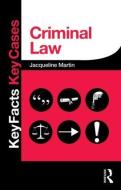 Criminal Law di Jacqueline Martin edito da Taylor & Francis Ltd