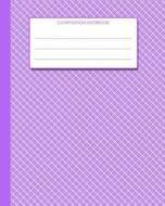Composition Notebook: 8x10 - Purple Gingham Cover from Scrawlables.com di Joe Dolan edito da Createspace
