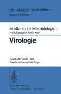 Medizinische Mikrobiologie I: Virologie edito da Springer Berlin Heidelberg