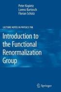 Introduction to the Functional Renormalization Group di Lorenz Bartosch, Peter Kopietz, Florian Schütz edito da Springer Berlin Heidelberg