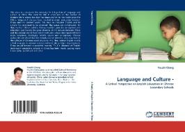 Language and Culture - di Youzhi Cheng edito da LAP Lambert Acad. Publ.