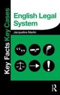 English Legal System di Jacqueline Martin edito da Taylor & Francis Ltd